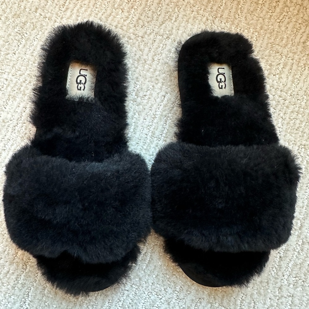 New Black Ugg Slippers